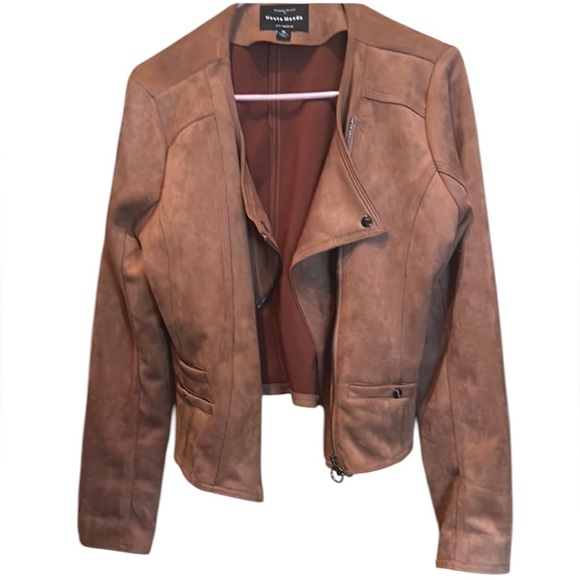 Haute Monde Jackets & Blazers - Haute Monde Tan Leather Jacket XL Excellent preloved condition soft